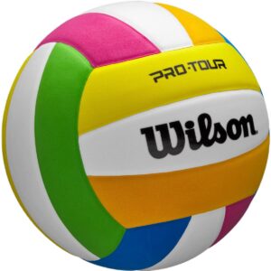 TINKLINIO kamuolys WILSON PRO TOUR VB MULTICOLOR 801607 - Image 2