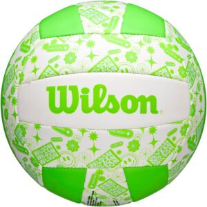 TINKLINIO kamuolys WILSON STAMP VB ŽALIAS IR BALTAS 789622 - Image 2