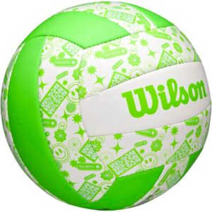 TINKLINIO kamuolys WILSON STAMP VB ŽALIAS IR BALTAS 789622 - Image 3
