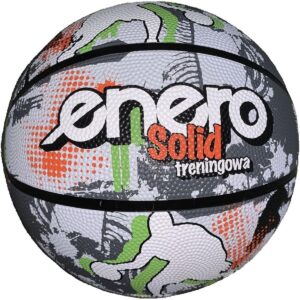 KREPŠINIO KAMUOLYS ENERO SOLID PILKAS BALTAS 7 DYDŽIO 1053073