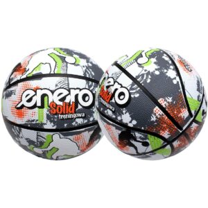 KREPŠINIO KAMUOLYS ENERO SOLID PILKAS BALTAS 7 DYDŽIO 1053073 - Image 4