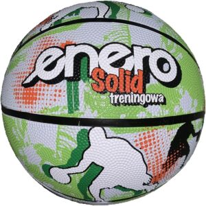 KREPŠINIO KAMUOLYS ENERO SOLID ŽALIAS BALTAS R.7 1053080