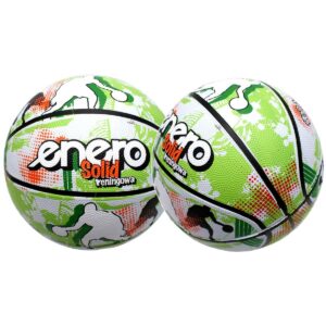 KREPŠINIO KAMUOLYS ENERO SOLID ŽALIAS BALTAS R.7 1053080 - Image 4