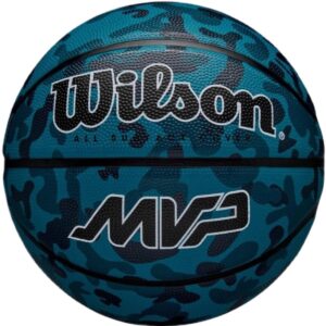 KREPŠINIO KAMUOLYS WILSON MVP CAMO BSKT BLUE R.5 859042
