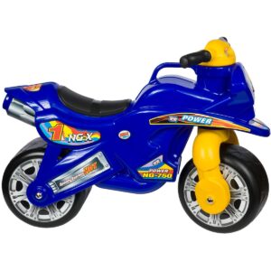 PASPIRTUKAS BALANSINIS MOTOCIKLAS SPEED ENERO 68x29x49/32CM GELTONAS MĖLYNAS 1014074