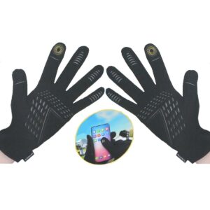 ŠILTOS DVIRAČIO PIRŠTINĖS SU TOUCHSCREEN FUNKCIJA SENIORAMS, DYDIS XL, DUNLOP 233864