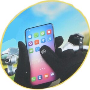 ŠILTOS DVIRAČIO PIRŠTINĖS SU TOUCHSCREEN FUNKCIJA SENIORAMS, DYDIS XL, DUNLOP 233864 - Image 4