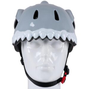 VAIKIŠKAS REGULIUOJAMAS DVIRAČIO ŠALMAS NO FEAR R. (48-52CM) RYKLYS PILKAS 1070865 - Image 3
