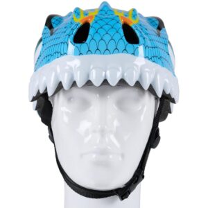 VAIKIŠKAS REGULIUOJAMAS DVIRAČIO ŠALMAS NO FEAR D. (48-52CM) DRAKONAS MĖLYNAS 1070872 - Image 3