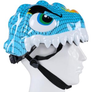 VAIKIŠKAS REGULIUOJAMAS DVIRAČIO ŠALMAS NO FEAR D. (48-52CM) DRAKONAS MĖLYNAS 1070872 - Image 4