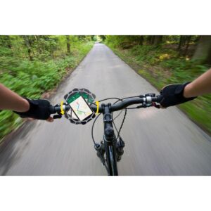 SILIKONINIS DVIRAČIO LAIKIKLIS TELEFONUI DUNLOP, SUKIOJAMAS 360°, JUODAS 1042923 - Image 3