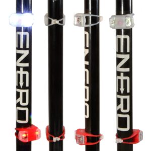SILIKONINIŲ LED DVIRAČIO ŽIBINTŲ RINKINYS PRIEKINIS GALINIS DELUXE 2 LED DUNLOP 417929 - Image 3