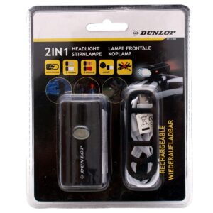 DVIRAČIO ŽIBINTAS 2-IN-1 SU USB ĮKROVIMU, LAIKIKLIS TVIRTINIMUI ANT ŠALMO DUNLOP 472843 - Image 7