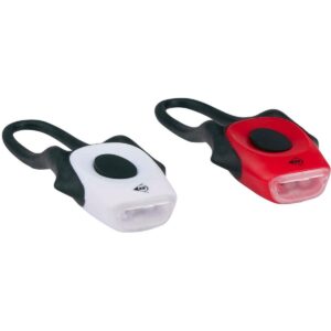 SILIKONINIŲ LED DVIRAČIO ŽIBINTŲ RINKINYS PRIEKINIS IR GALINIS DUNLOP PRO 255453 - Image 6