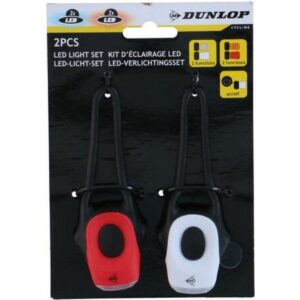 SILIKONINIŲ LED DVIRAČIO ŽIBINTŲ RINKINYS PRIEKINIS IR GALINIS DUNLOP PRO 255453 - Image 8