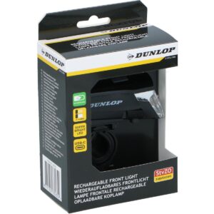 PRIEKINIS DVIRAČIO ŽIBINTAS LED USB-C SERTIFIKUOTAS 3 REŽIMAI DUNLOP 332352 - Image 8