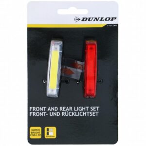 LED DVIRAČIO ŽIBINTŲ RINKINYS PRIEKINIS IR GALINIS BLACK DUNLOP 346229 - Image 2