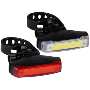 LED DVIRAČIO ŽIBINTŲ RINKINYS PRIEKINIS IR GALINIS BLACK DUNLOP 346229 - Image 3