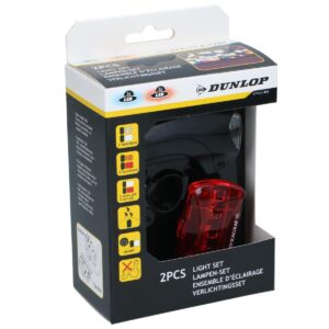 LED DVIRAČIO ŽIBINTŲ RINKINYS PRIEKINIS GALINIS DUNLOP 428536 - Image 4
