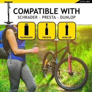 DUNLOP DIRBTUVIŲ IR DVIRAČIŲ POMPA 174Psi SU MANOMETRU 170497 - Image 9