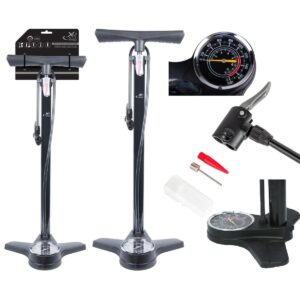 DIRBTUVĖS IR DVIRAČIO POMPA 180PSI (12BAR) SU MANOMETRU XQMAX PRO 101761