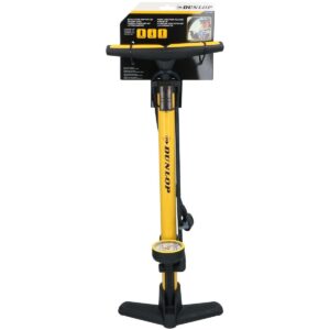 DIRBTUVĖS IR DVIRAČIO POMPA 230PSI (16BAR) SU MANOMETRU GELTONA DUNLOP 255255 - Image 5