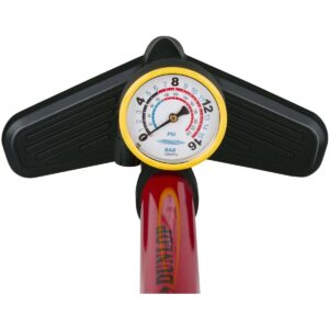DUNLOP DVIRATININKO DIRBTUVIŲ POMPA 230 PSI (16Bar) SU MANOMETRU RAUDONA 573779 - Image 4