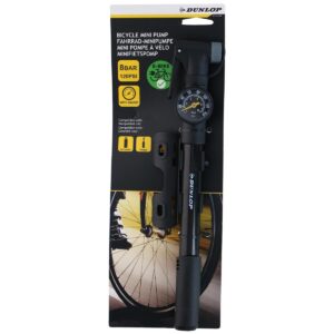 MINI DVIRAČIO POMPA SU MANOMETRU 120psi (8bar) JUODA DUNLOP 434285 - Image 5