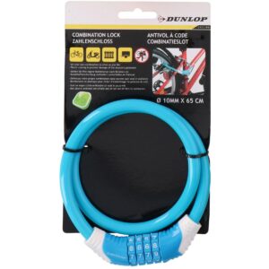 SPIRALINIS DVIRAČIO UŽRAKTAS SU KODU 10MMx65CM MĖLYNAS DUNLOP 1042817