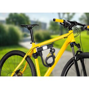 DVIRAČIO U-LOCK UŽRAKTAS + LANKSTUS TROSAS 10X1200mm DUNLOP 472232 - Image 2