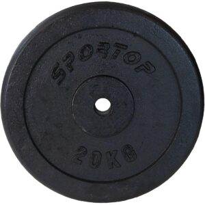 KETAUS SVORIS JUODAS 20 KG ENERO FIT fi26,5 1VNT. 585258 - Image 2