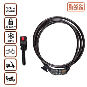 DVIRAČIO UŽRAKTAS KABELINIS SU KODU 10x900MM SU LAIKIKLIU BLACK+DECKER 233963 - Image 5