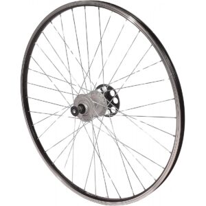 28 COLI PRIEKINIS RATAS SU SHIMANO STEBULE, JUODAS RATLANKIS 1050249