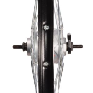 28 COLI PRIEKINIS RATAS SU SHIMANO STEBULE, JUODAS RATLANKIS 1050249 - Image 6