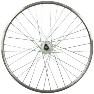 28 COLI PRIEKINIS RATAS SU SHIMANO STEBULE, SIDABRINIS RATLANKIS 1045986 - Image 3