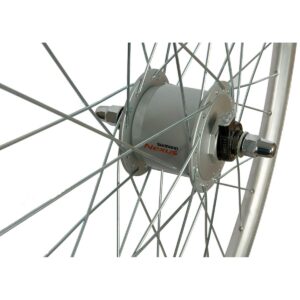 28 COLI PRIEKINIS RATAS SU SHIMANO STEBULE, SIDABRINIS RATLANKIS 1045986 - Image 4