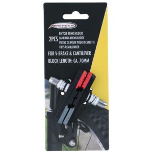 STABDŽIŲ KALADĖLĖS 2VNT TVIRTINIMAS VARŽTAIS 3 GUMŲ TIPAI 70MM BICYCLE GEAR 476308 - Image 3