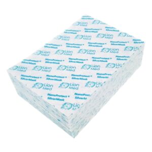 2 SLUOKSNIŲ FILTRAS SU AKTYVIU NANO SIDABRU (10 vnt. pakuotė), skirtas kaukėms 380047 380061 - Image 6