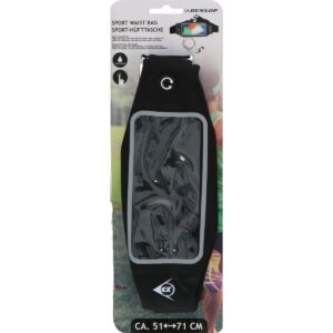 SPORTINIS VANDENIUI ATSPARUS JUOSMENS KREPŠYS BĖGIMUI SU LANGELIU TELEFONUI DUNLOP JUODAS 1056449 - Image 2