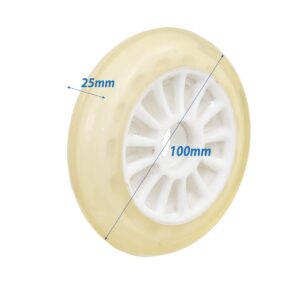 PASPIRTUKO RATUKAS PU 100MM baltas 1047867 / 275771 - Image 2