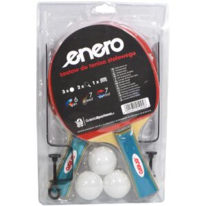 STALO TENISO RINKINYS ENERO 2 RAKETĖS 3 KAMUOLIUKAI IR TINKLELIS 1010946 - Image 7