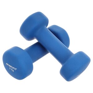 NEOPRENINIŲ SVARMENŲ RINKINYS 2x2KG ENERO FIT 1029252 - Image 2
