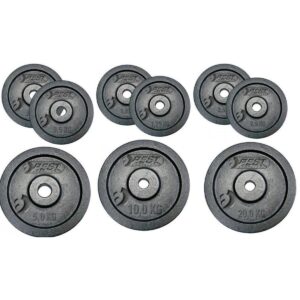 JUODAS KETINIS SVORIS 2x1,25 KG BEST SPORTING fi 30mm 614010 - Image 2