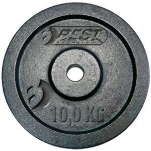 KETAUS SVORIS JUODAS 10 KG BEST SPORTING fi 30mm 614041