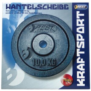 KETAUS SVORIS JUODAS 10 KG BEST SPORTING fi 30mm 614041 - Image 2