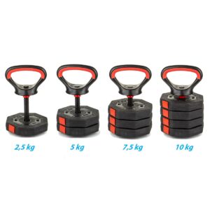 KOMPOZITINIS KETTLEBELL SVARMUO 10KG (4x2,5KG) EB FIT 1039176 - Image 3