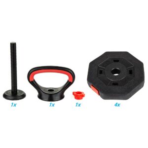 KOMPOZITINIS KETTLEBELL SVARMUO 10KG (4x2,5KG) EB FIT 1039176 - Image 6
