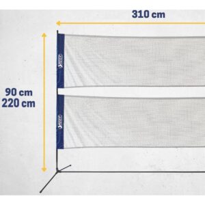 REGULIUOJAMAS BADMINTONO, TENISO IR TINKLINIO RINKINYS 4-VIENAME BEST SPORTING 411824 - Image 3