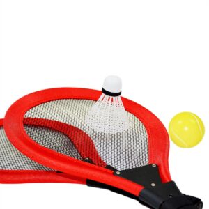 2 RAKEČIŲ RINKINYS SU PLUNKSNAŠVYDŽIU IR TENISO KAMUOLIUKU ENERO TOYS 1061061 - Image 5