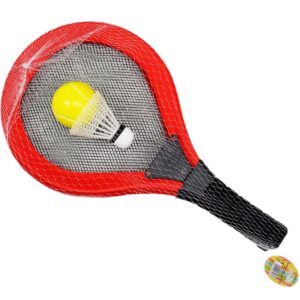 2 RAKEČIŲ RINKINYS SU PLUNKSNAŠVYDŽIU IR TENISO KAMUOLIUKU ENERO TOYS 1061061 - Image 6